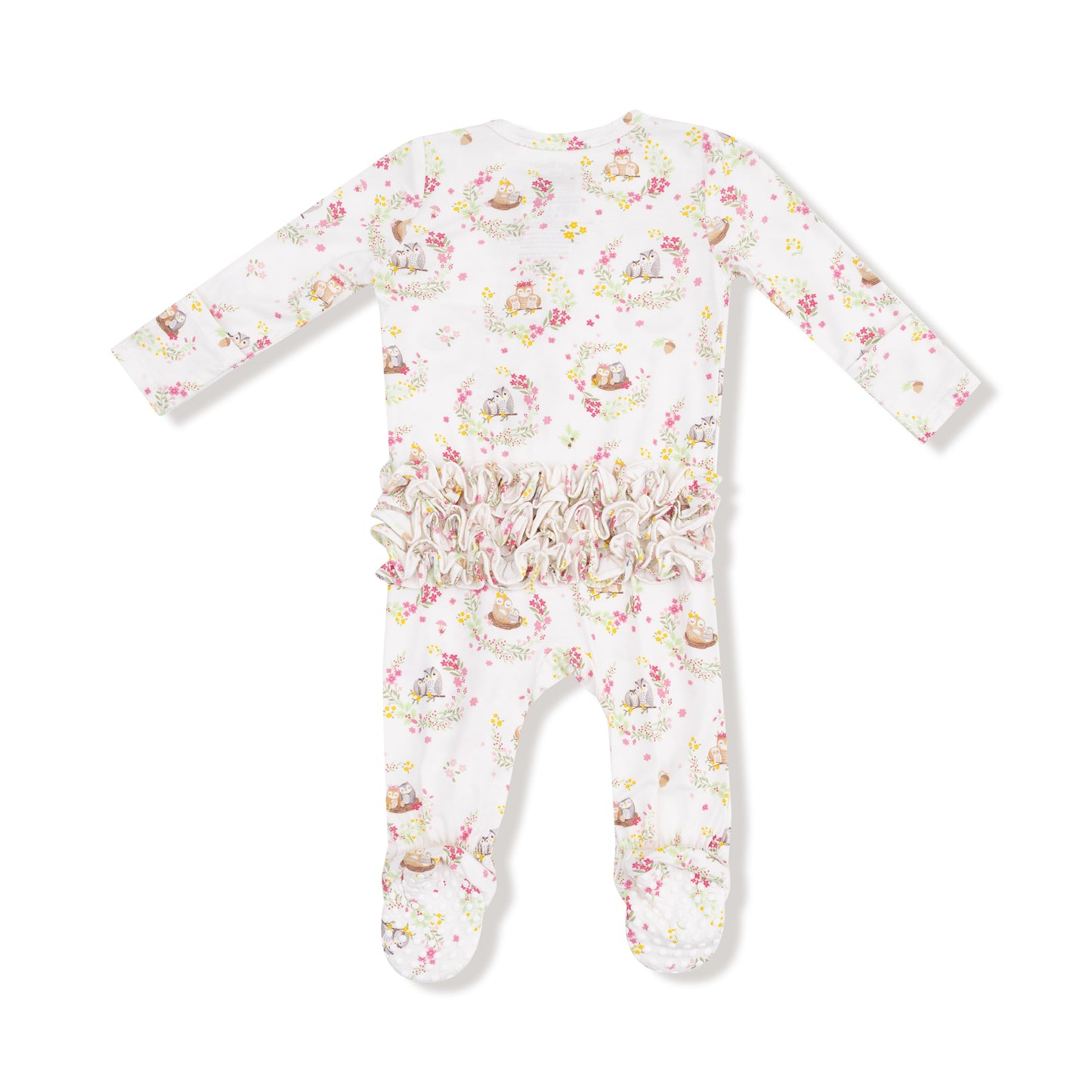 2 Way Ruffle Zipper Footie