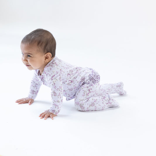 2 Way Ruffle Zipper Footie