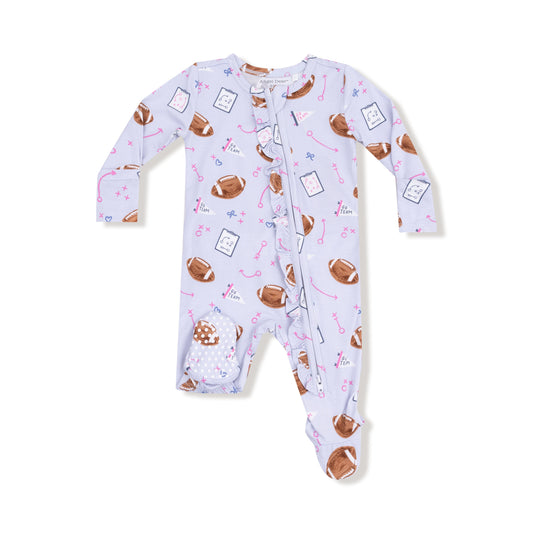 2 Way Ruffle Zipper Footie