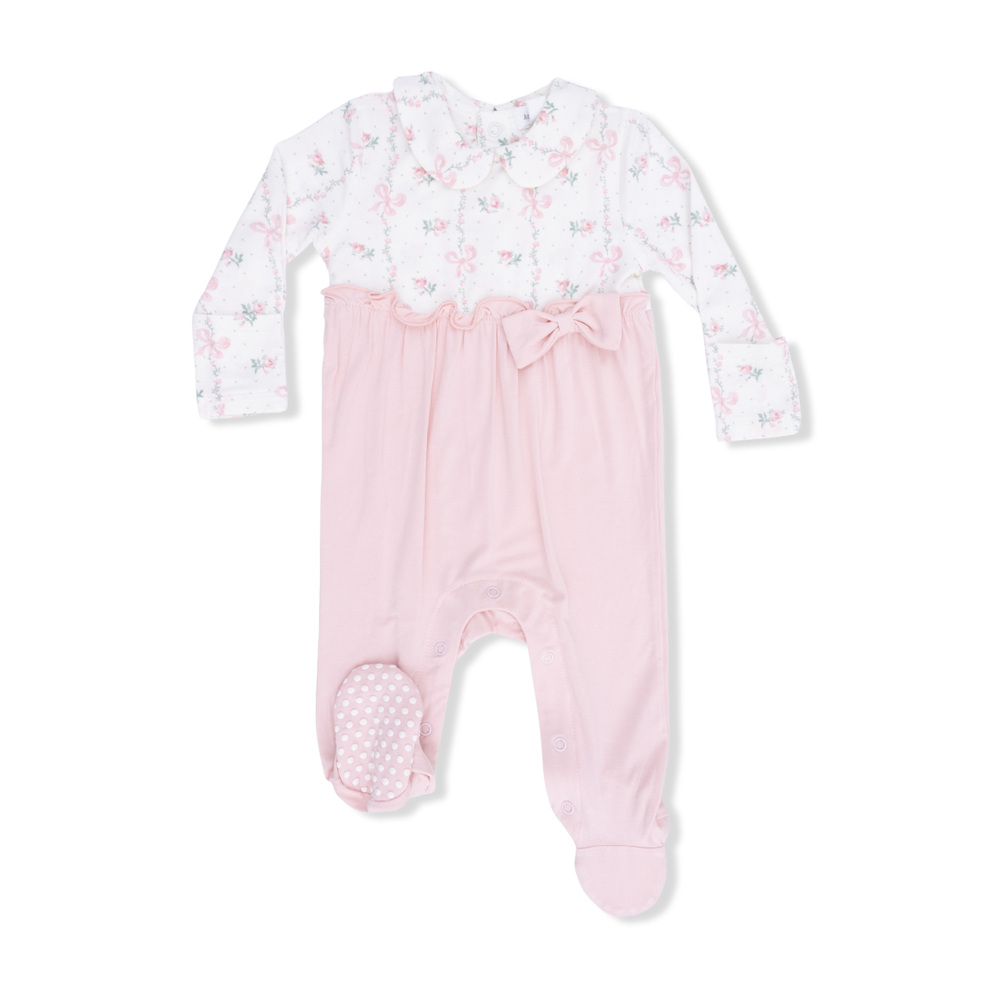 Dainty Buds and Bows - Bow Footie