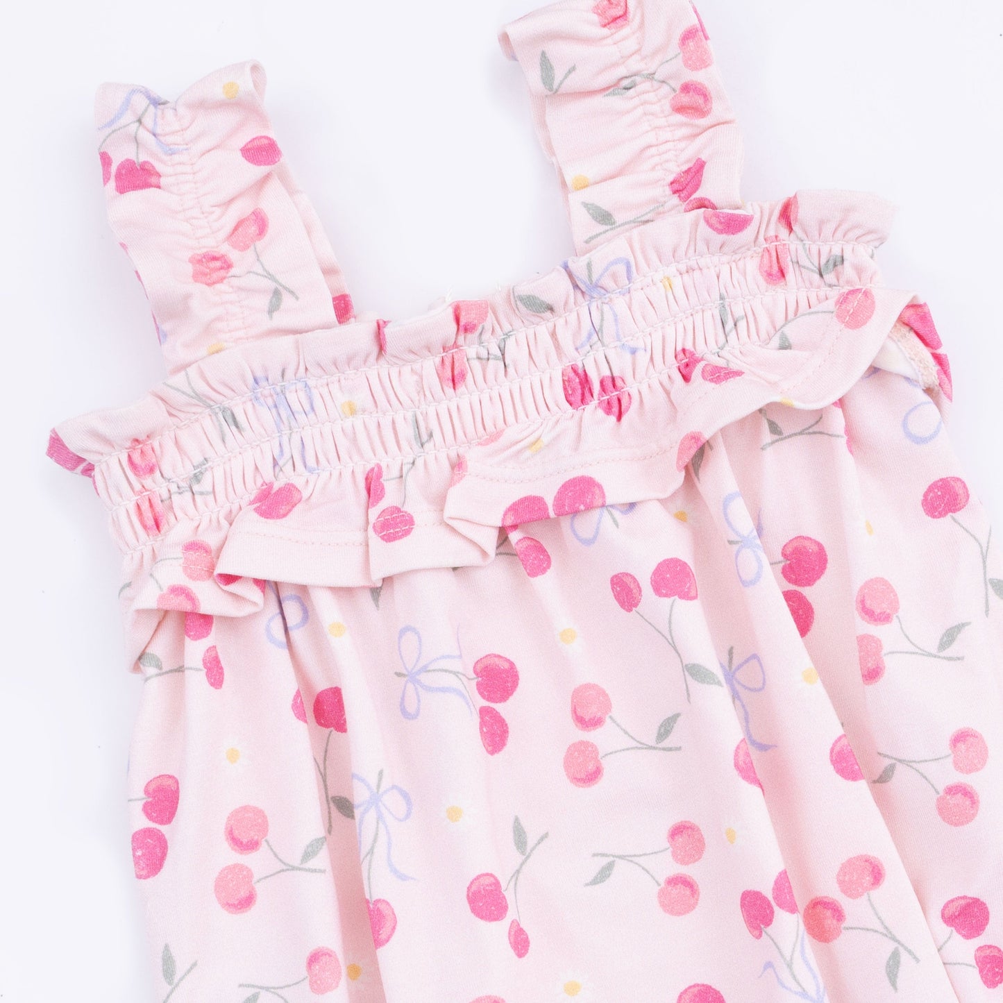 Sweet Bow Cherries - Ruffly Strap Bubble