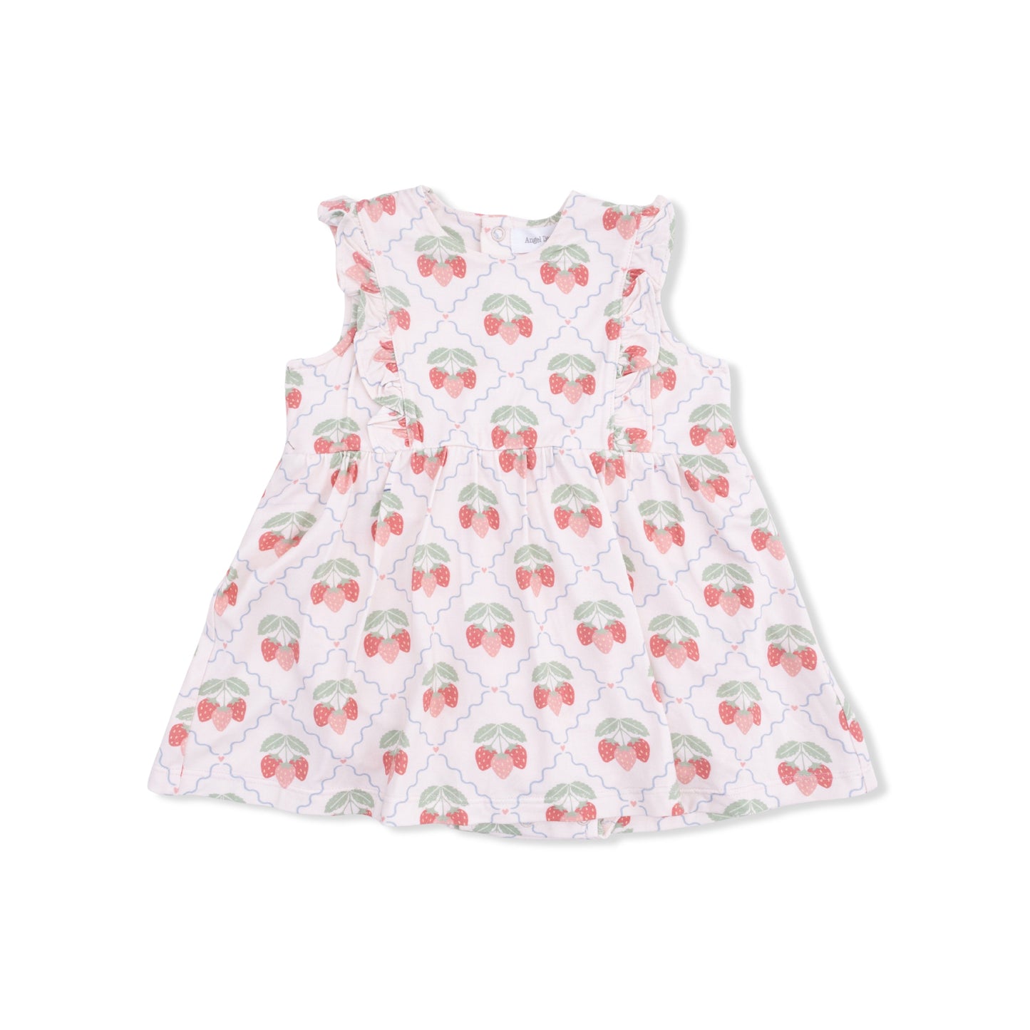 Sweet Strawberries - Ruffle Bodysuit Dress