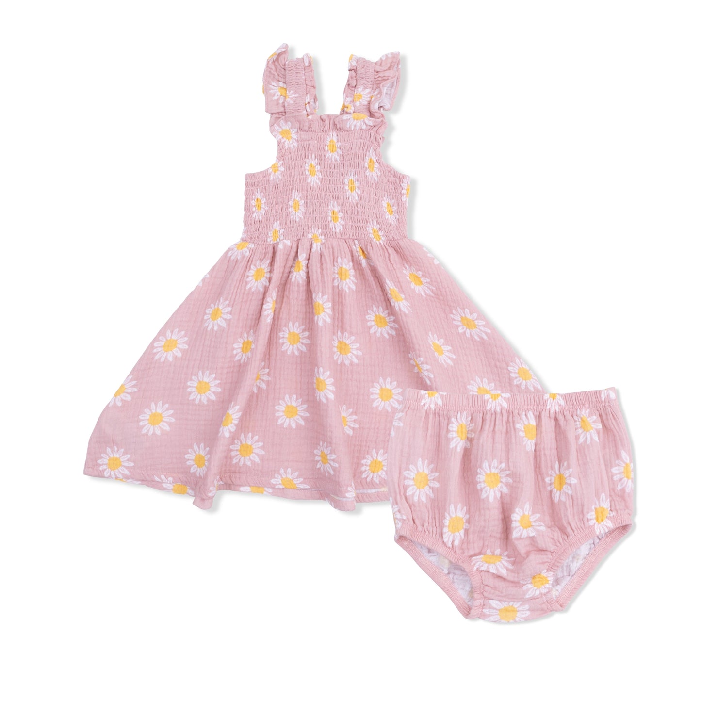 Caitlynâ€™s Daisy - Smocked Sundress with Bloomer