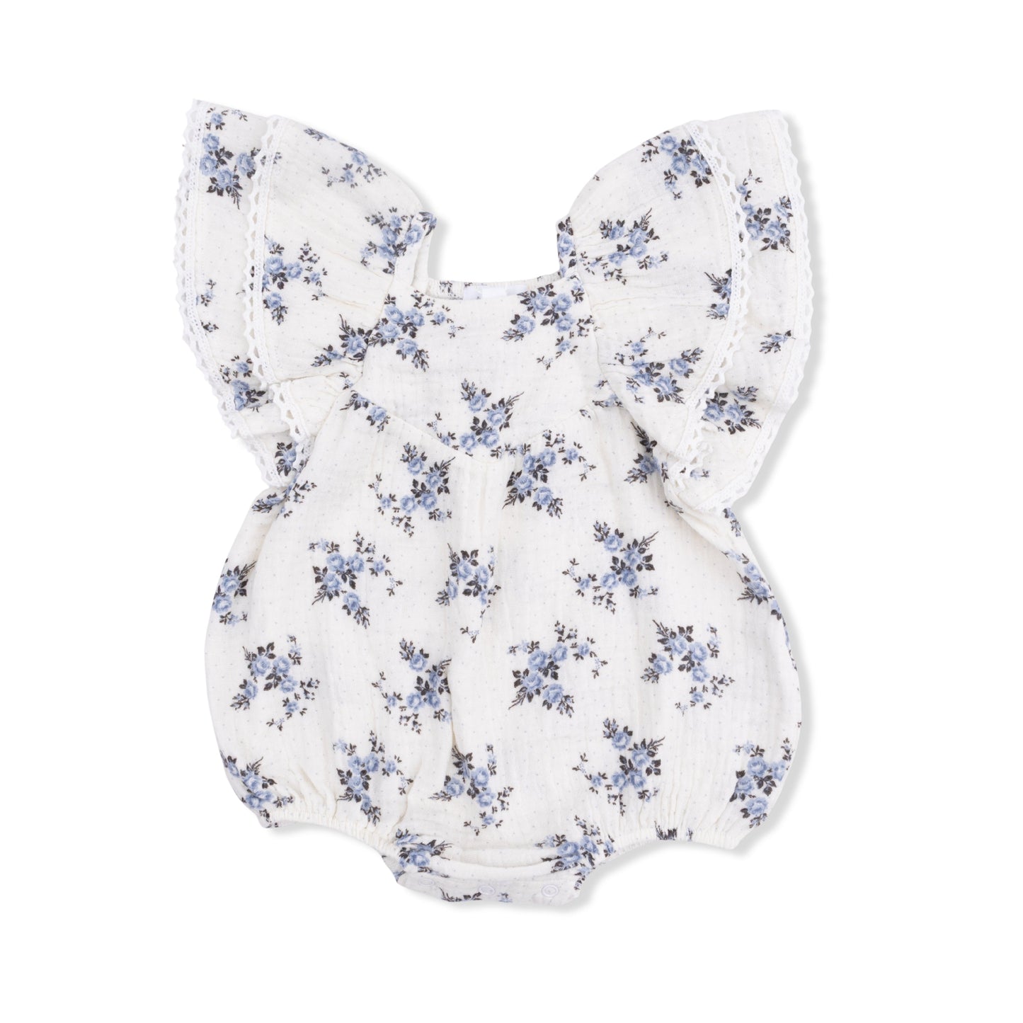 Belle Rosette Dot - V-Neck Bubble