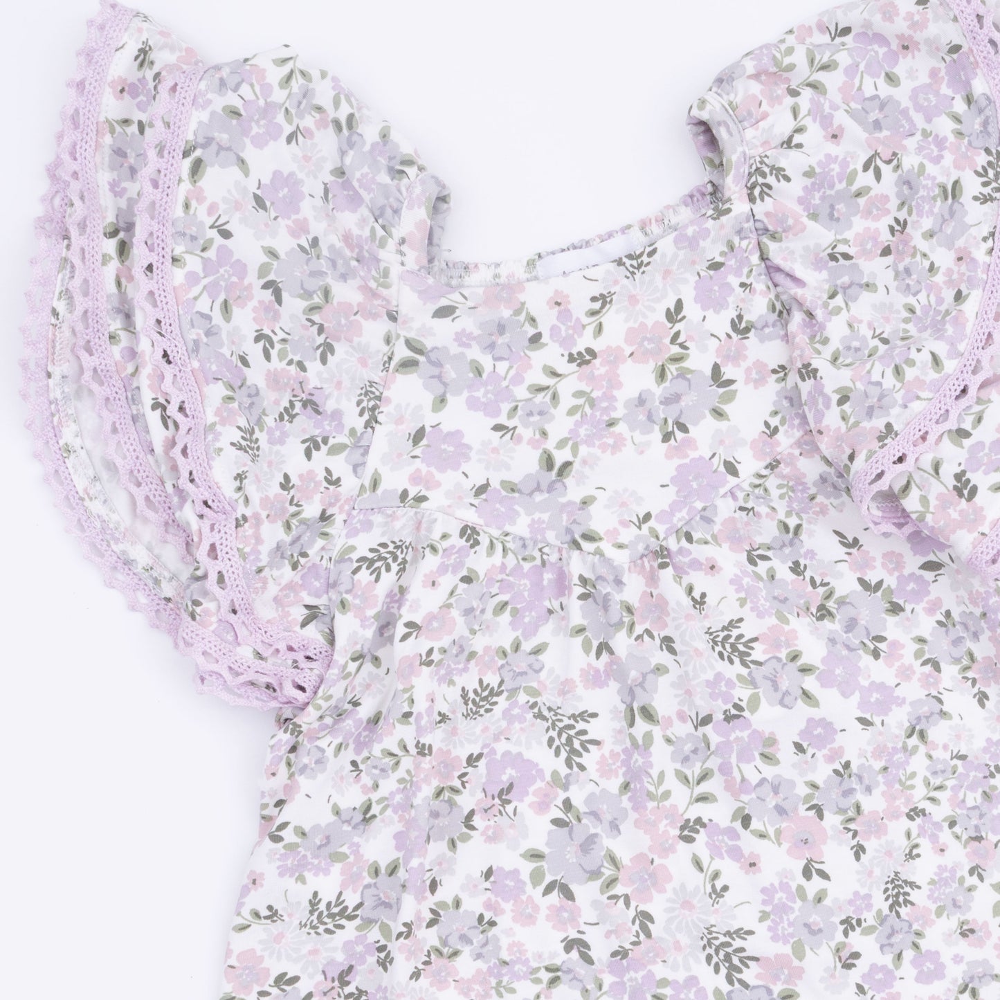 Shannon Floral - V-Neck Dress and Bloomer