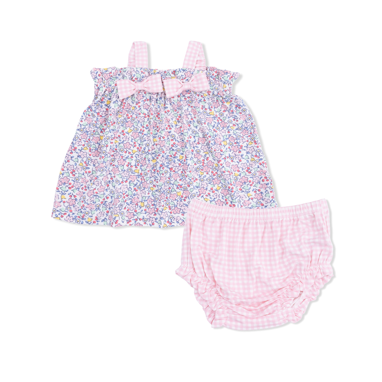 Elizabeth's Garden - Top with Bows and Ruffle Leg Bloomer