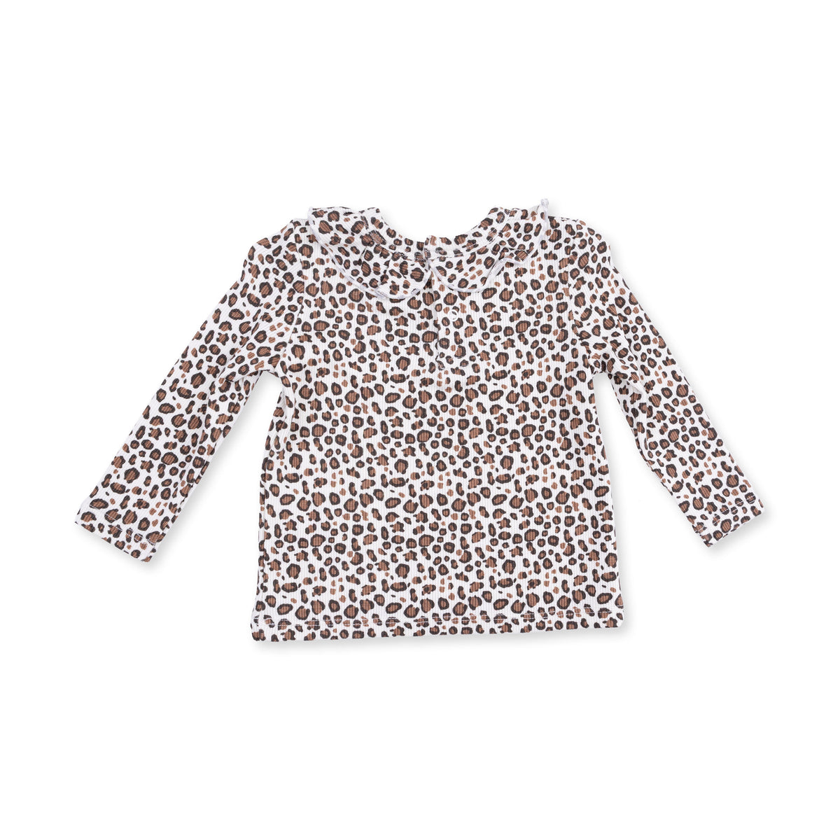 Leopard - Long Sleeve Ruffle Top and Pant