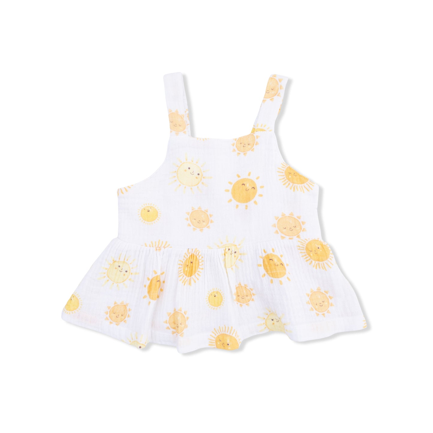 Happy Suns - Peplum Tank with Wide Leg Pant