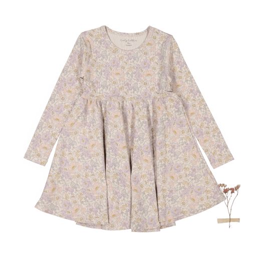 The Printed Long Sleeve Dress - Chloe