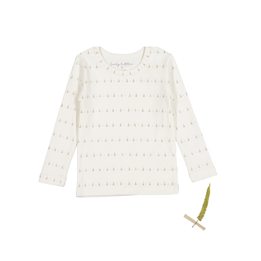 The Printed Long Sleeve Tee - Mini Tulip