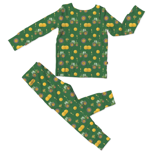 Braxton Tractors Bamboo 2-Piece Long Sleeve Set