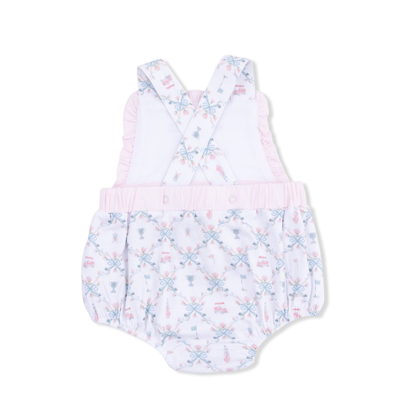 Golf Trellis Pink - Ruffle Bubble