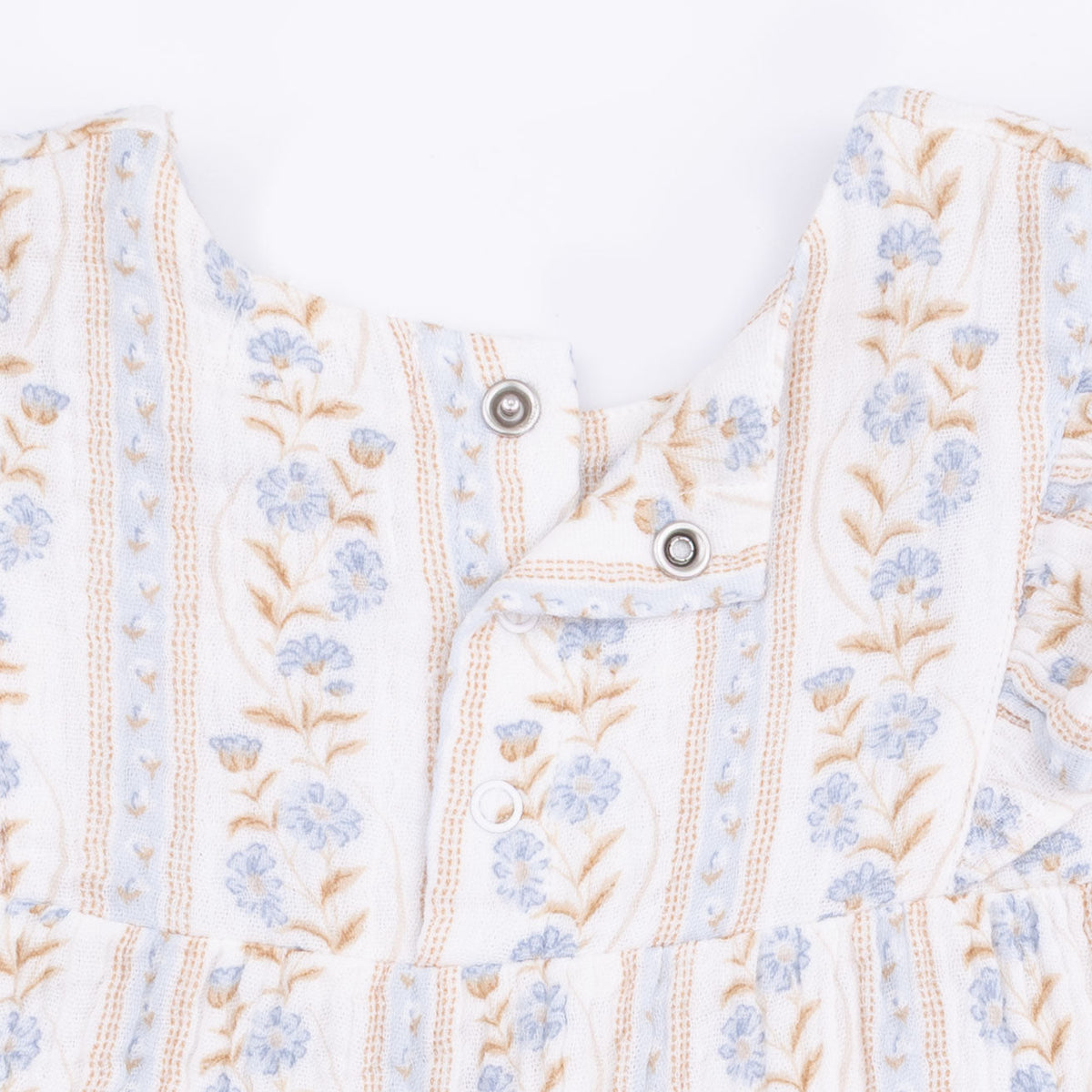 Catarina Floral - Long Sleeve Ruffle Tunic and Smocked Waist Pant