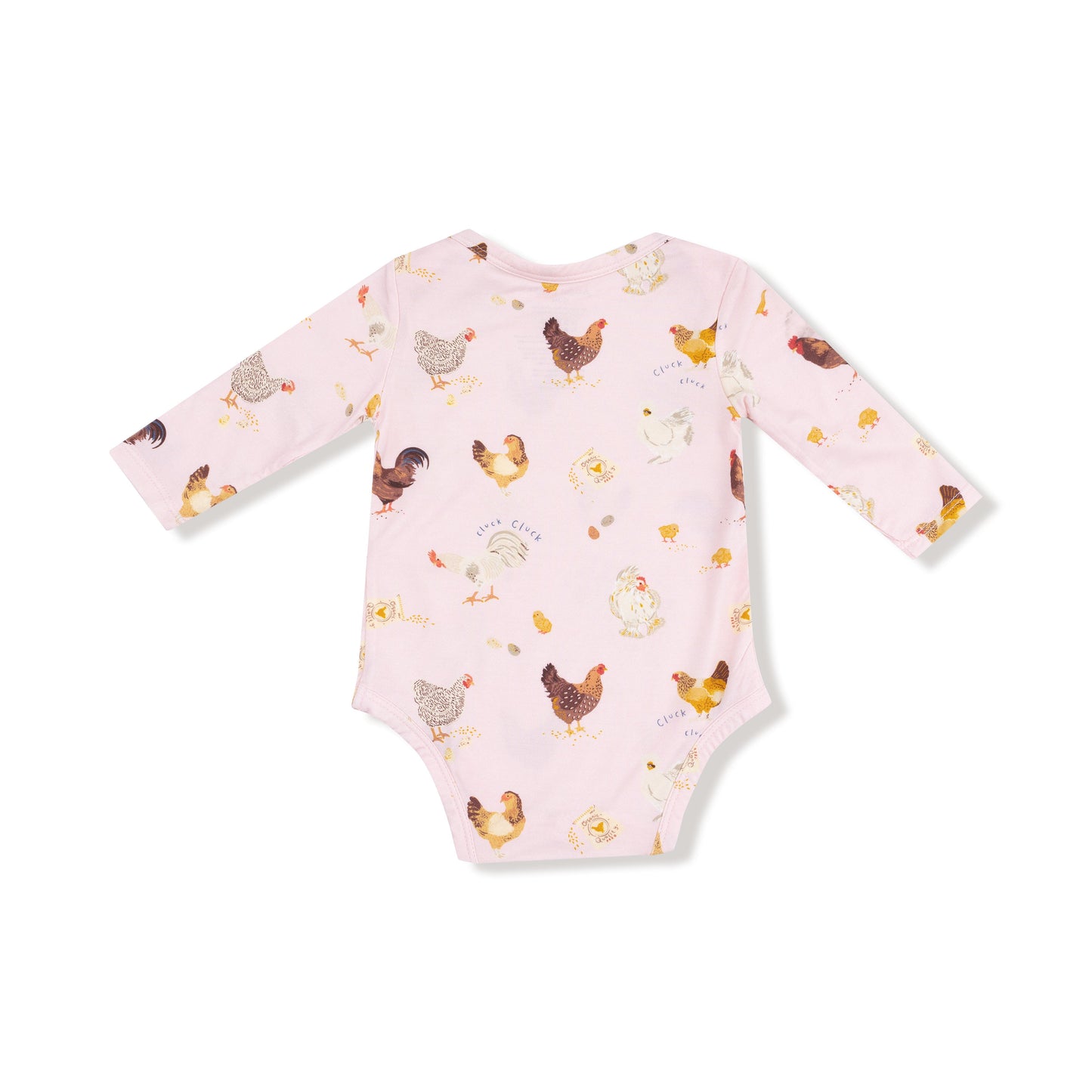 Collector Chickens - Pink - Lap Shoulder Bodysuit
