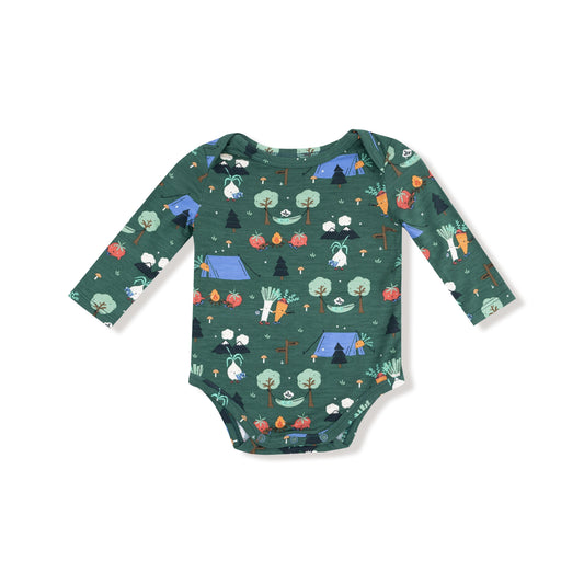 Camping Veggies - Lap Shoulder Bodysuit