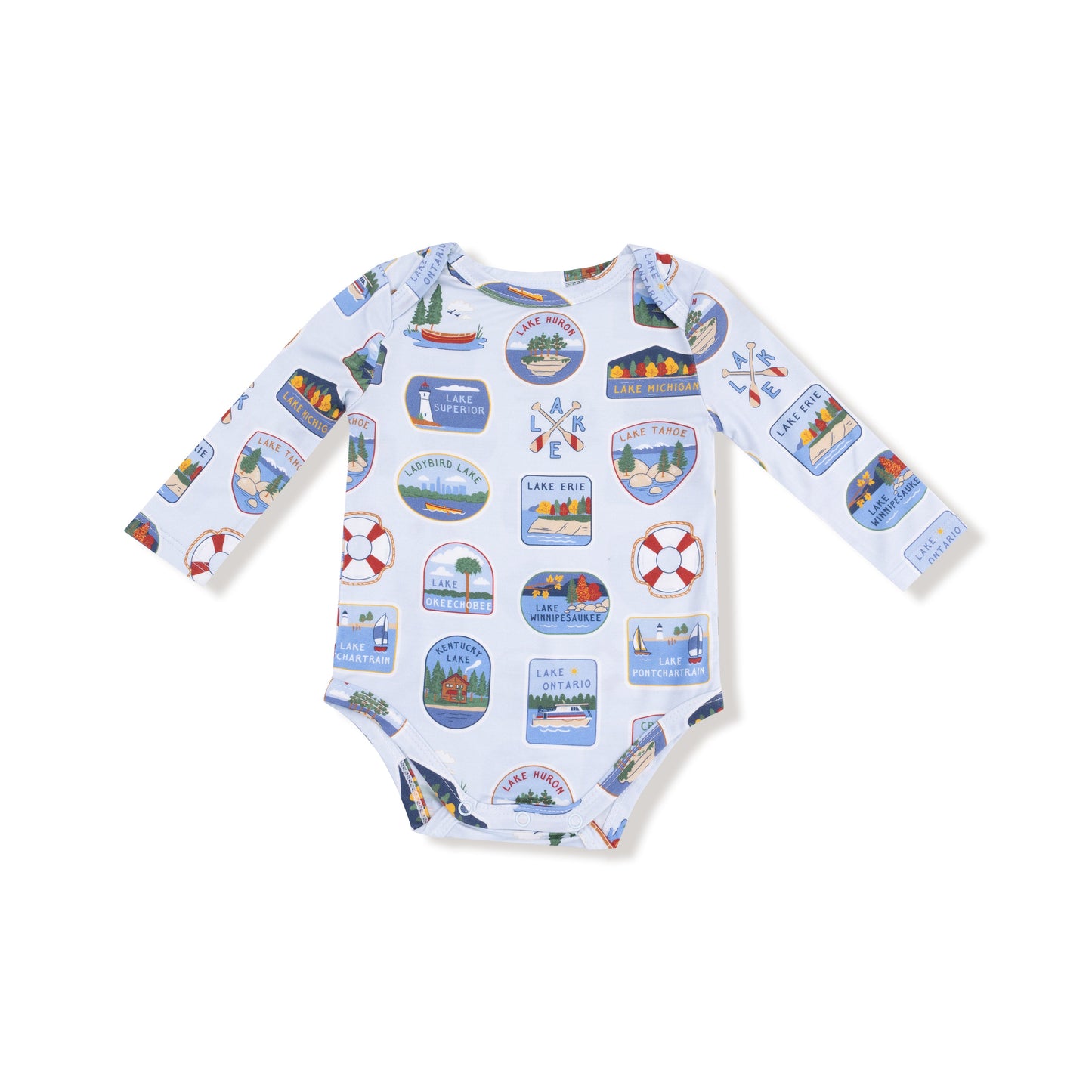 Lake Stickers - Lap Shoulder Bodysuit