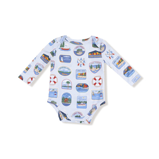 Lake Stickers - Lap Shoulder Bodysuit