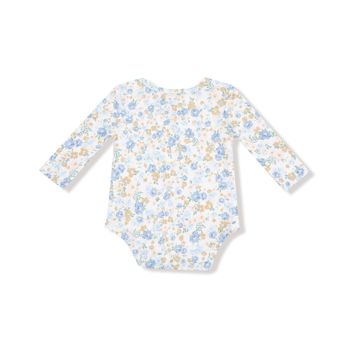 Sweet Rose Calico - Lap Shoulder Bodysuit