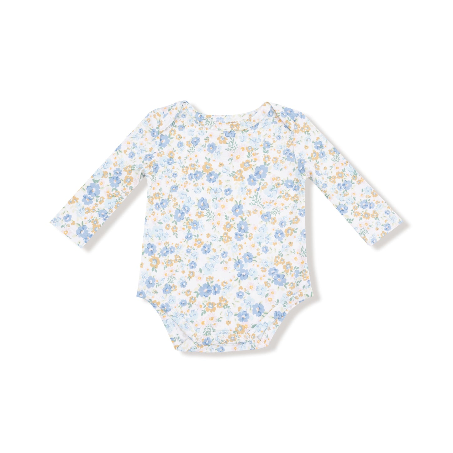 Sweet Rose Calico - Lap Shoulder Bodysuit