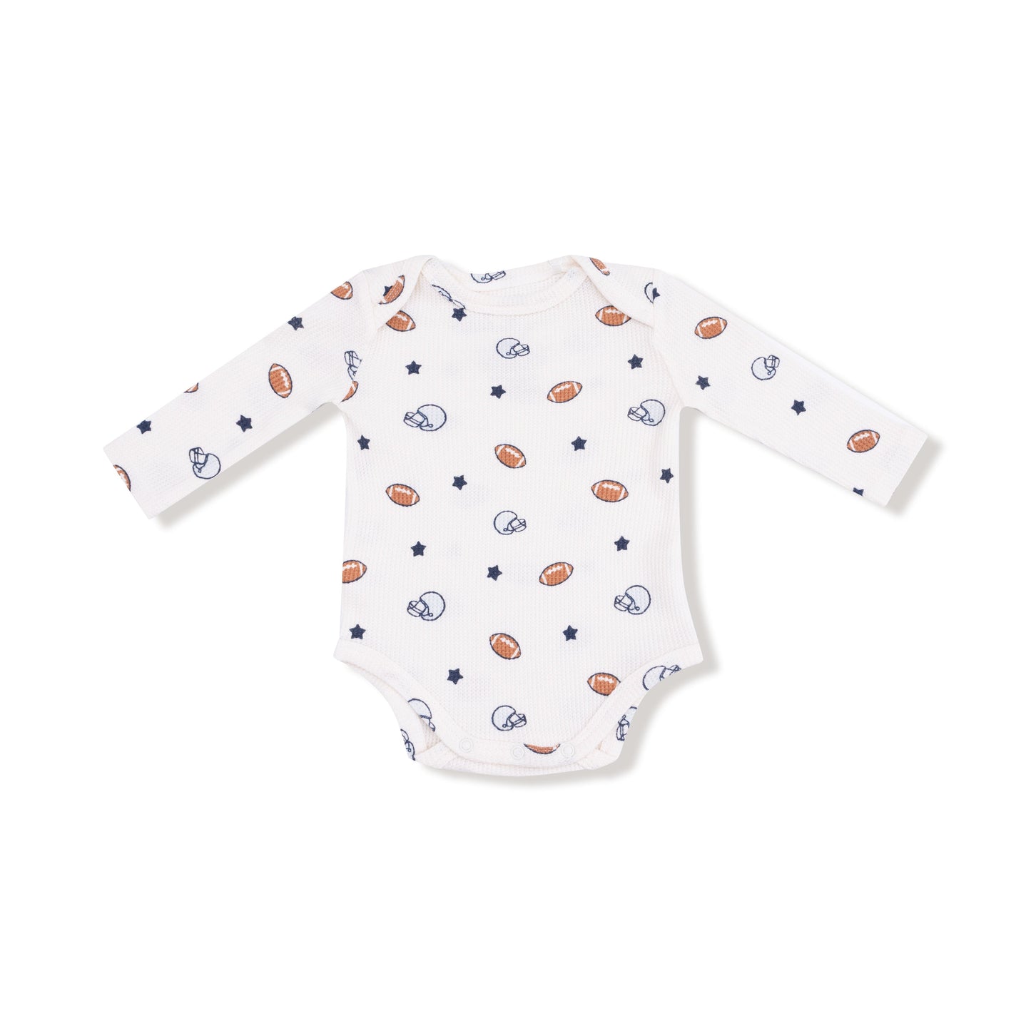 Footballs and Stars - Lap Shoulder Bodysuit