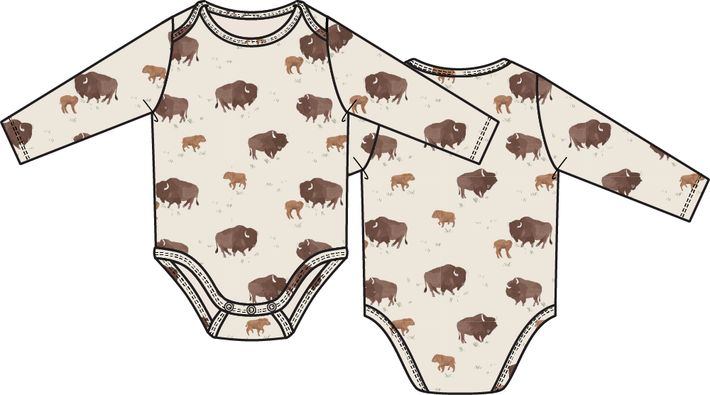 American Buffalo - Long Sleeve Bodysuit