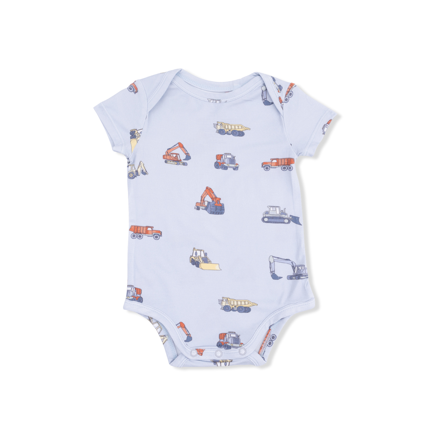 Construction Vehicles - Short Sleeve Bodysuit