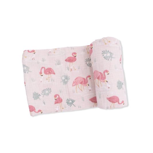 Flamingos - Swaddle Blanket