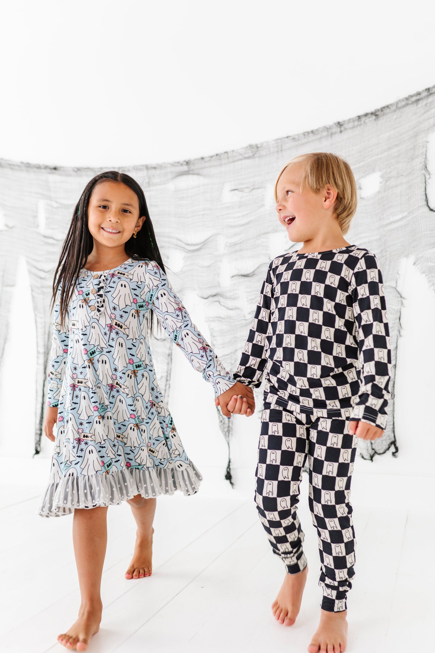 Checkered Ghost | BAMBOO PJ SET