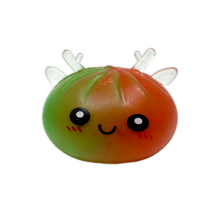 Christmas Mystery Reindeer Glitter Dumpling Squishy Toy