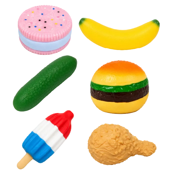 Fun Doh SquishZilla Mega Squishy Food Fidget Toy – Jumbo Sensory Stress Toys
