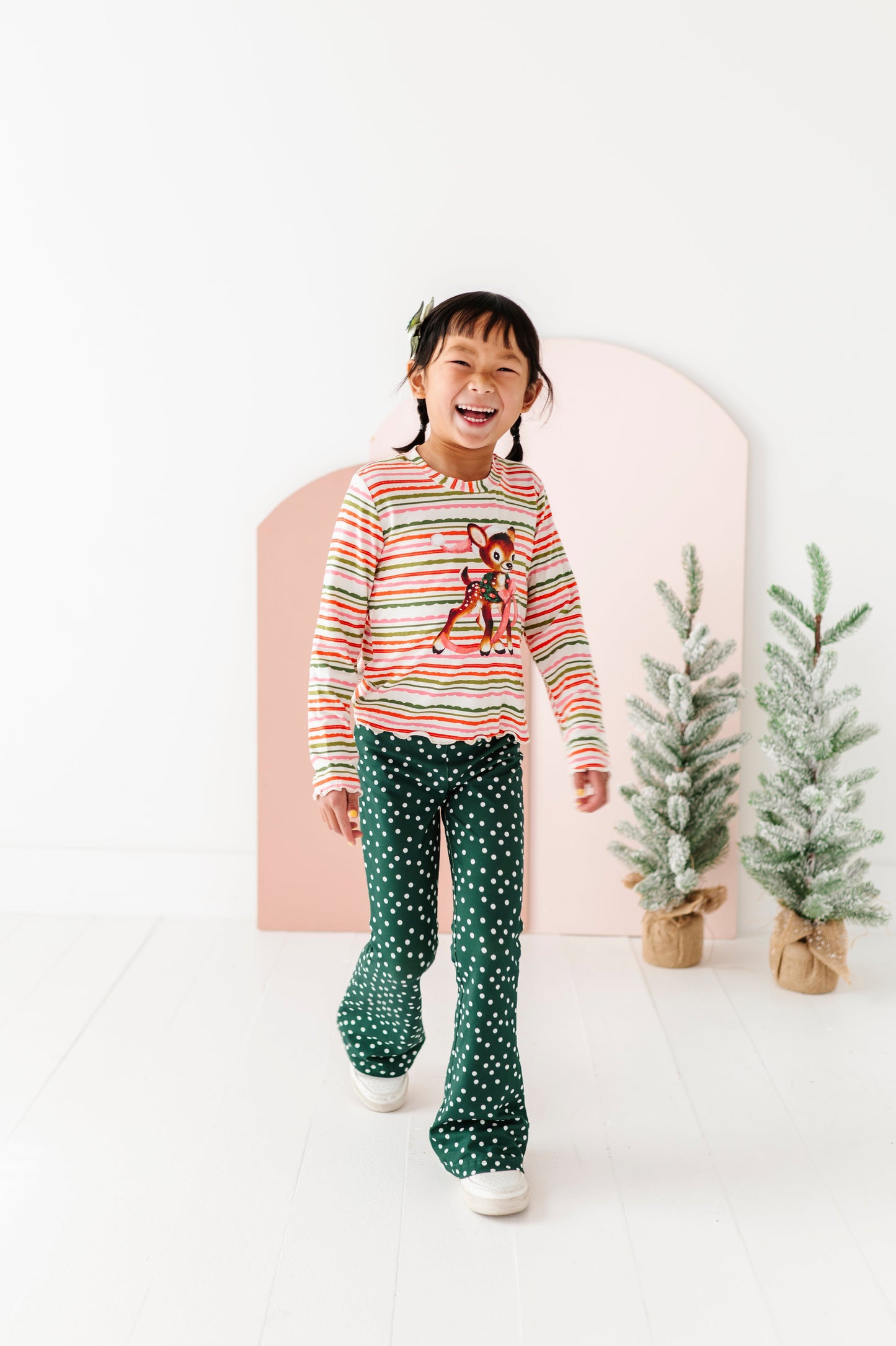 Vintage Reindeer | Bamboo Long Sleeve