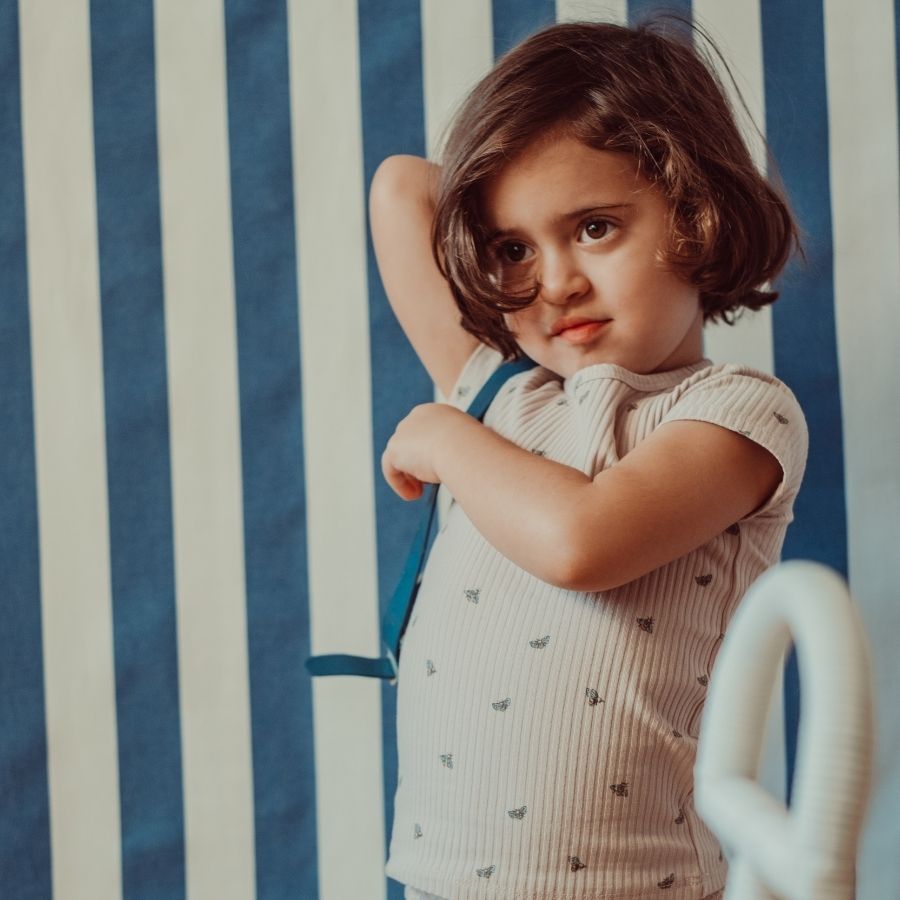 The Printed Short Sleeve Tee - Bee