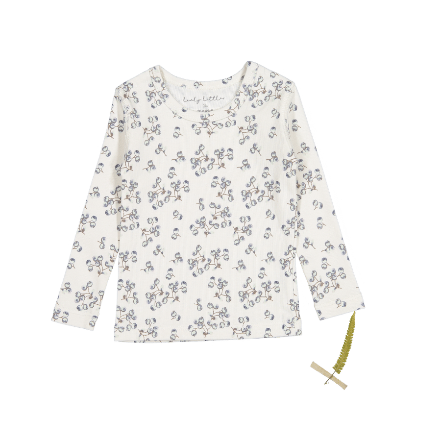 The Printed Long Sleeve Tee - Mintberry