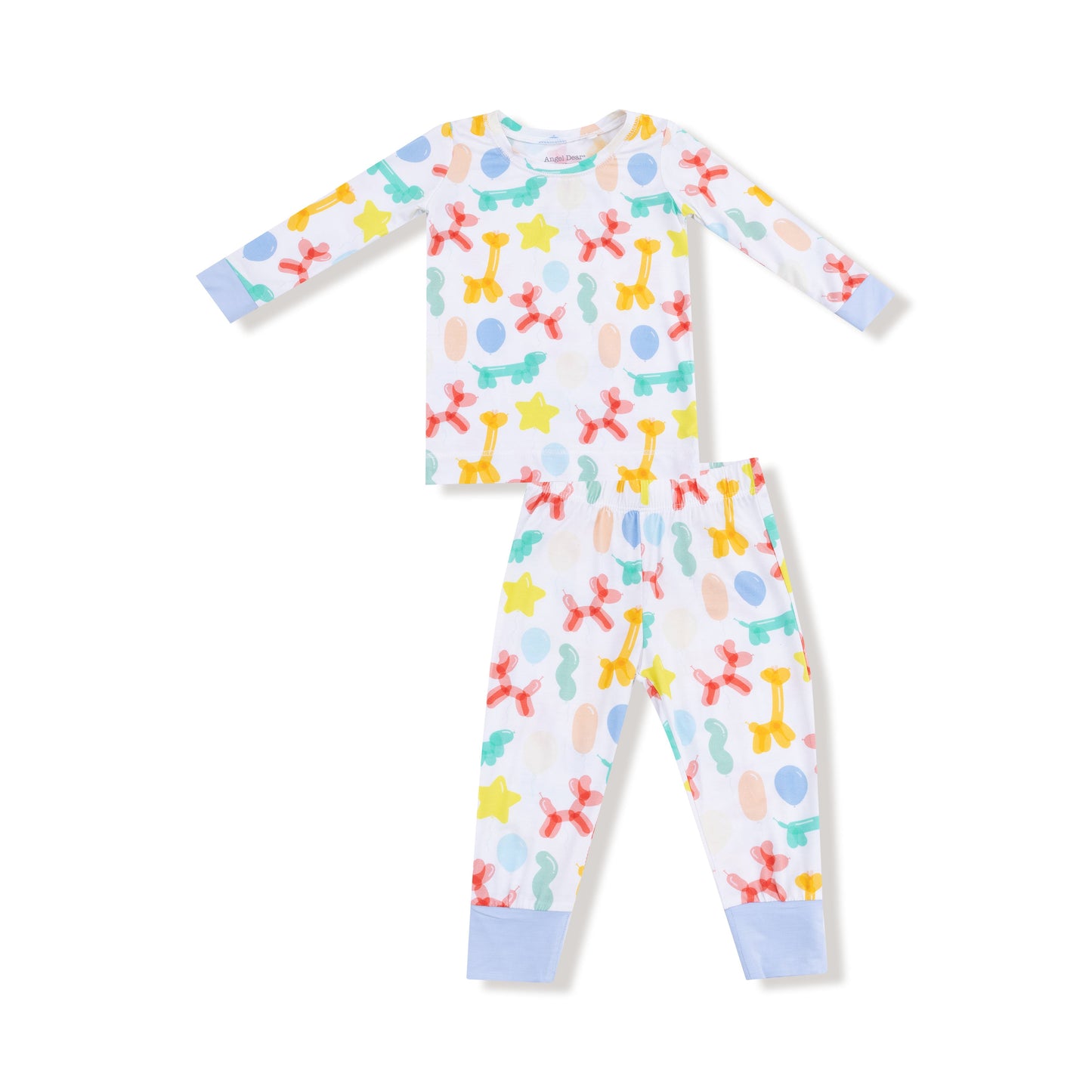 Balloon Animals Blue - Long Sleeve Loungewear Set
