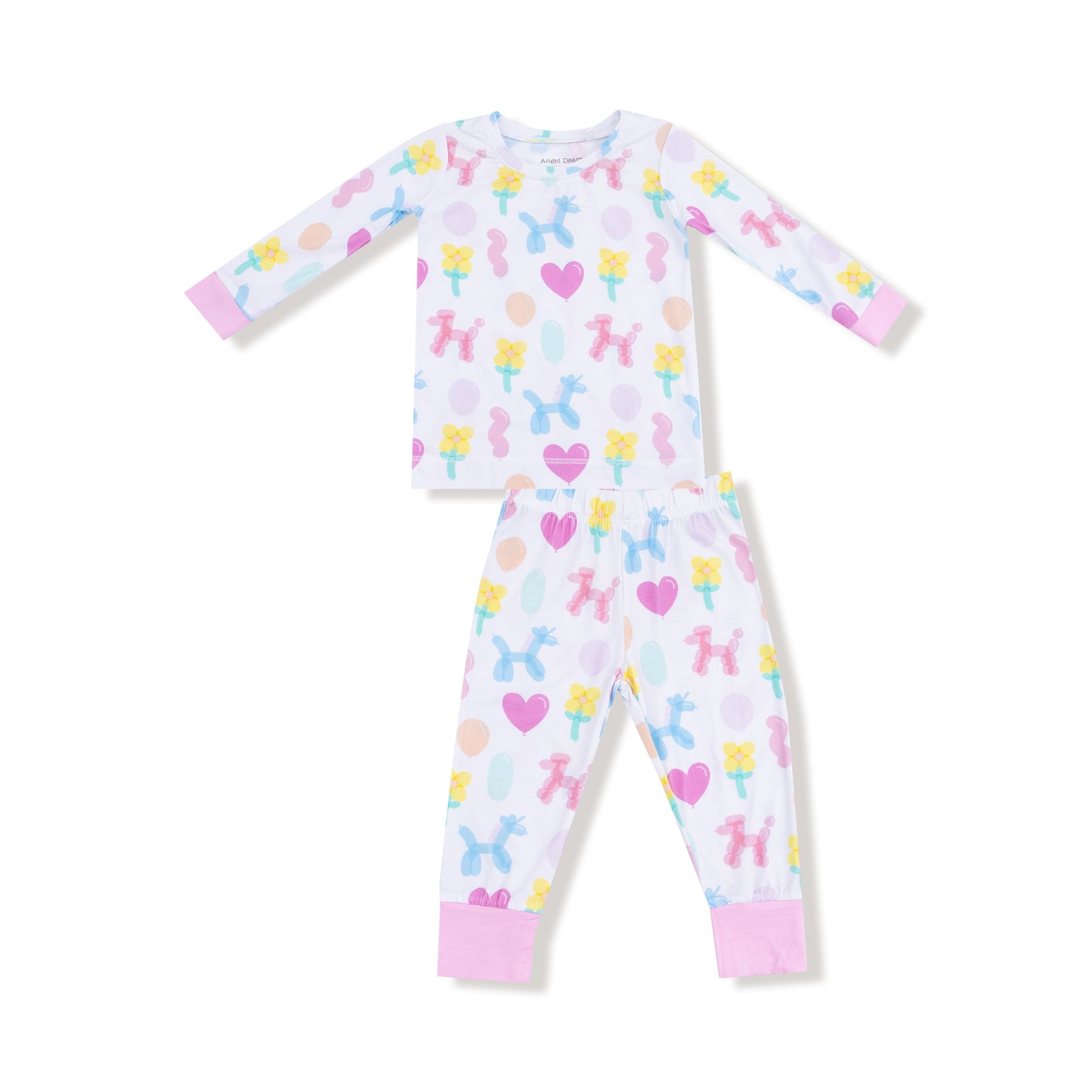Balloon Animals Pink - Long Sleeve Loungewear Set