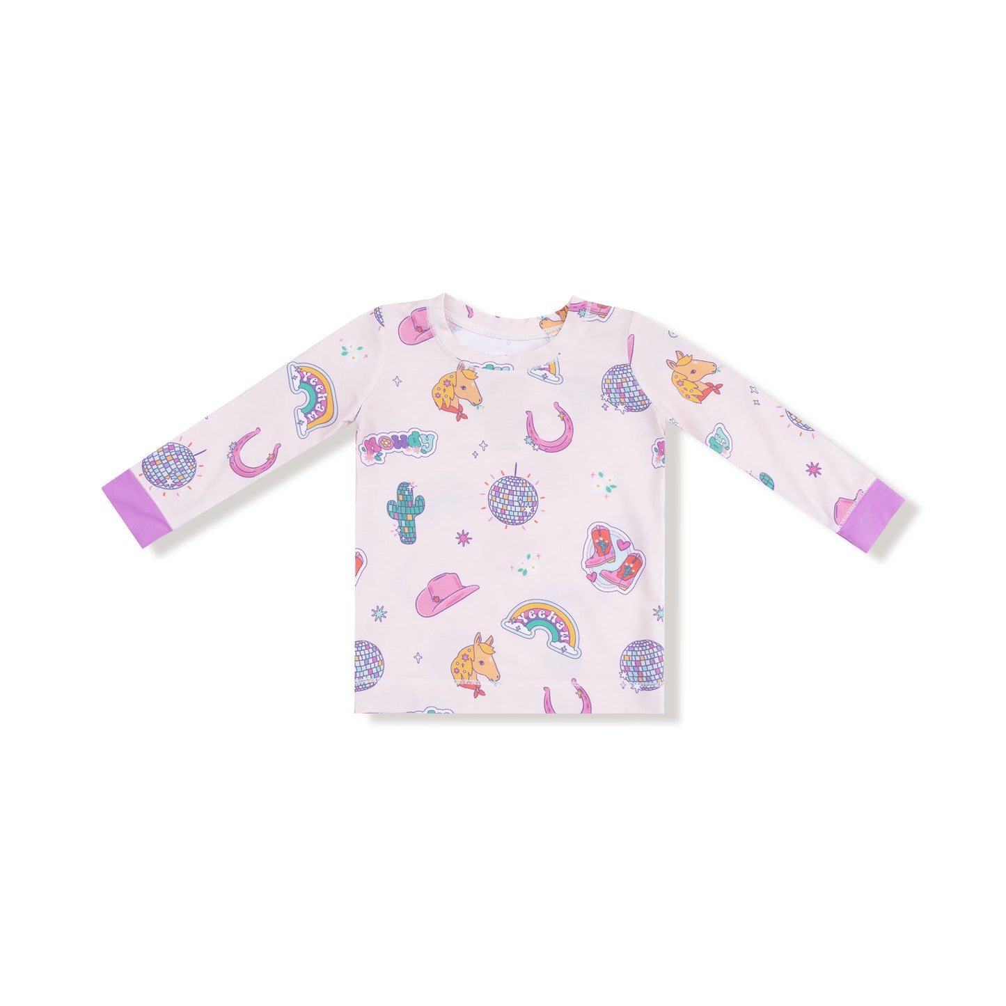 Disco Cowgirl - Long Sleeve Loungewear Set