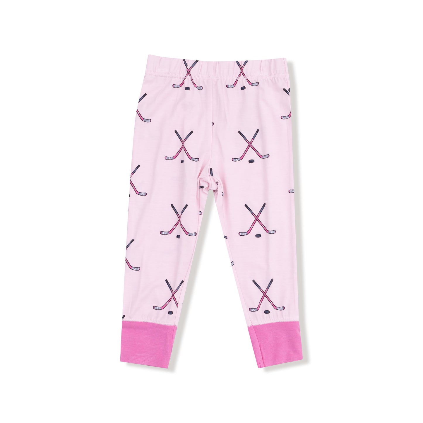 Hockey - Pink - Long Sleeve Loungewear Set