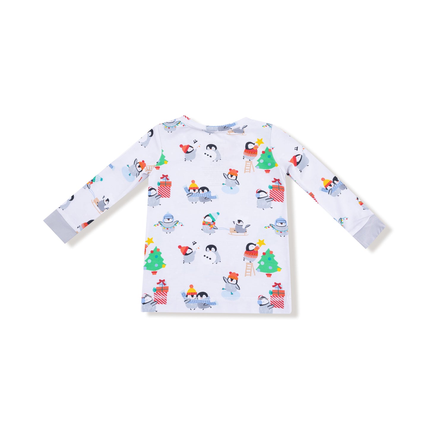 Holiday Penguins - Long Sleeve Loungewear Set