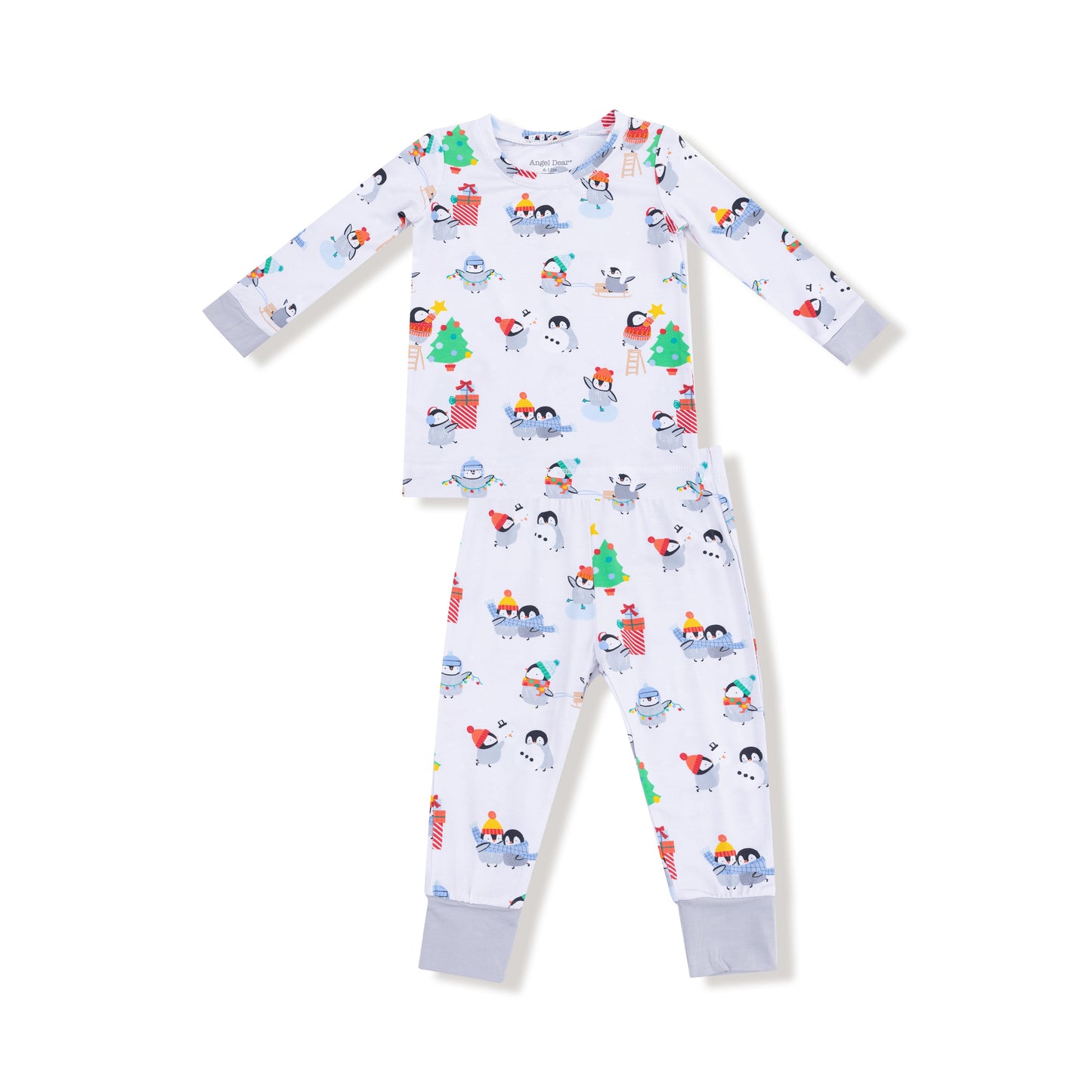 Holiday Penguins - Long Sleeve Loungewear Set