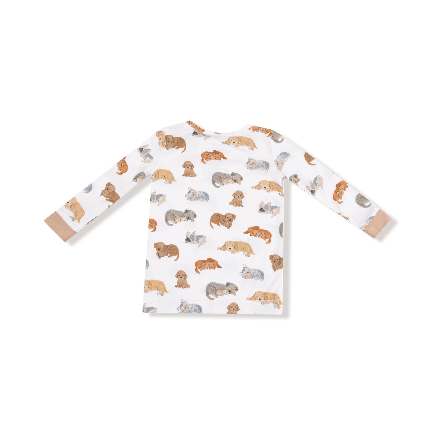 Napping Puppies - Long Sleeve Loungewear Set