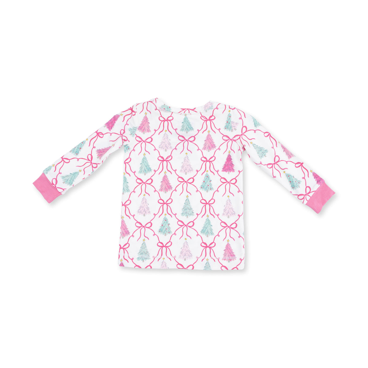 Bow Trellis Tree - Bamboo - Long Sleeve Loungewear Set