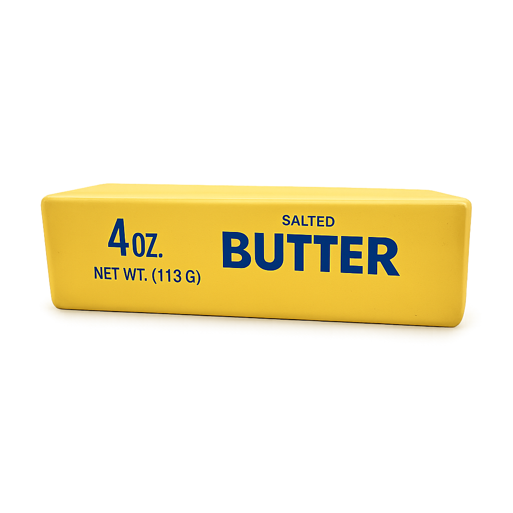 Fun Doh Butter Stick Slow Rise Squishy – Butter-Themed Sensory Stress Toy