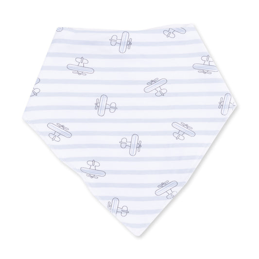 Airplane Stripe - Bandana Bib