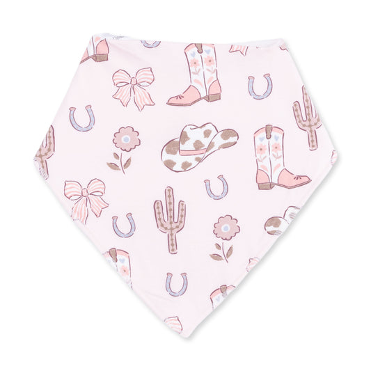 Cowgirl Boots and Bows - Bandana Bib