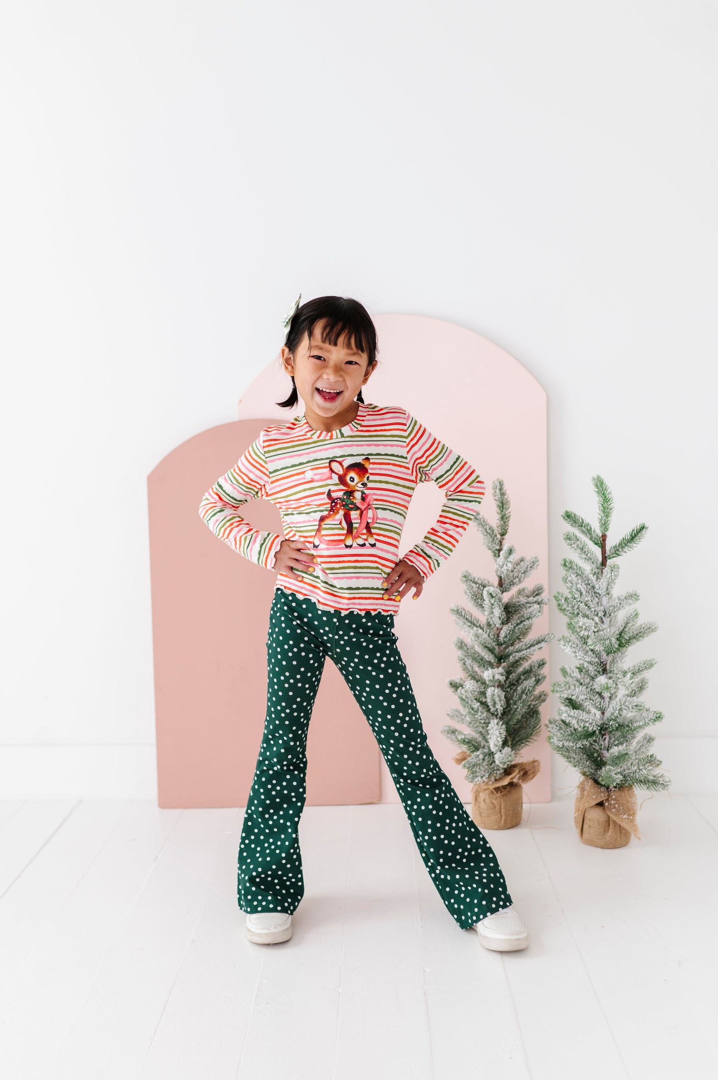 Vintage Reindeer | Bamboo Long Sleeve