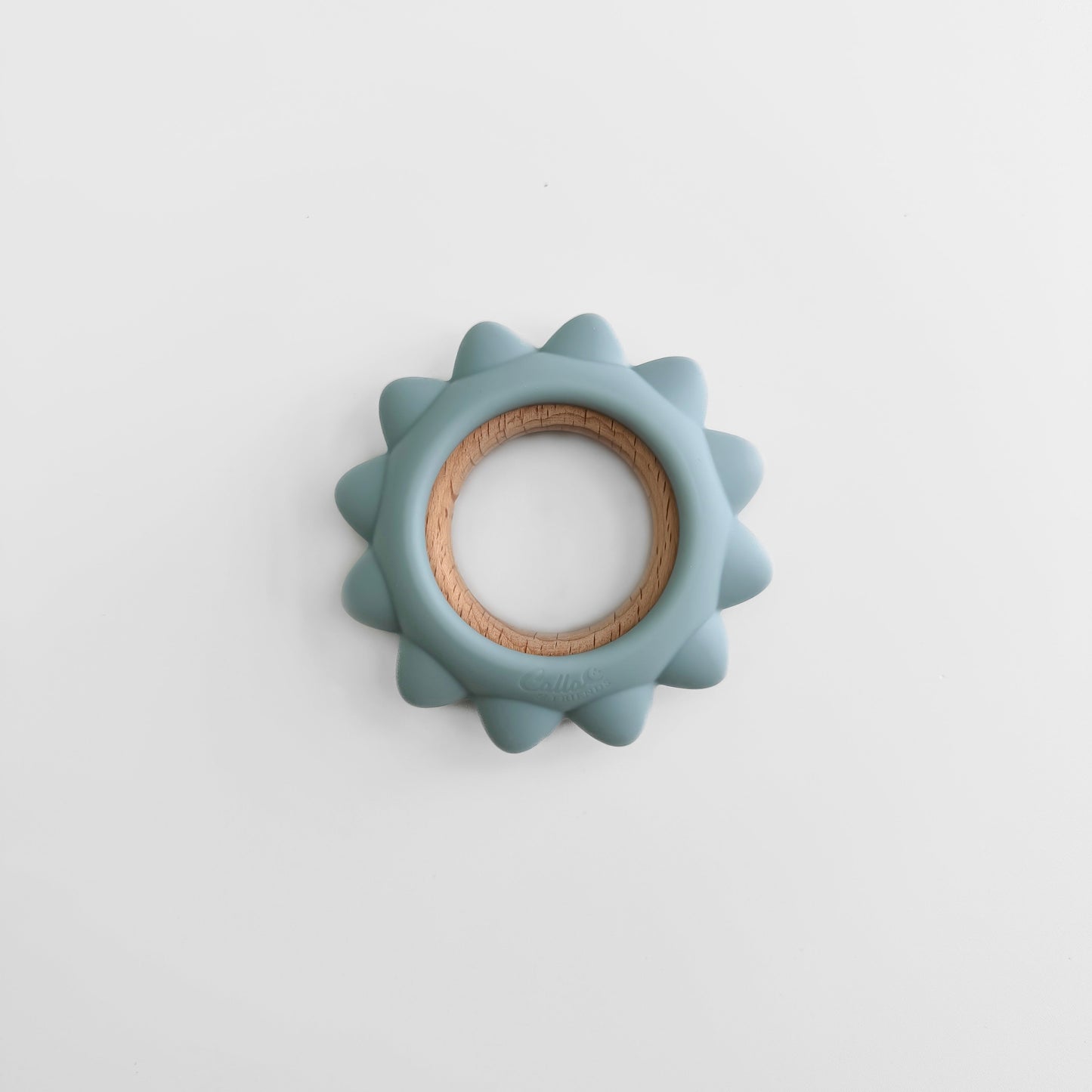 Garden Party Teether Collection - Silicone & Beechwood Sunshine