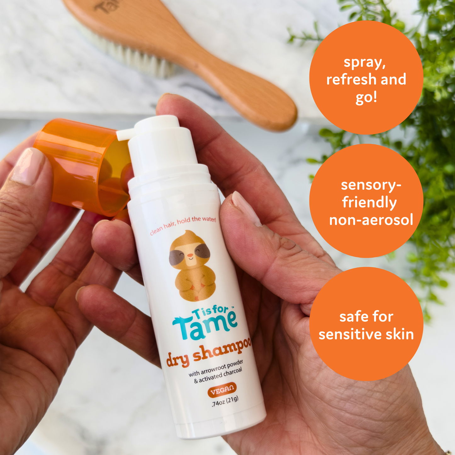 Mess-Free Dry Shampoo, No-Water Needed