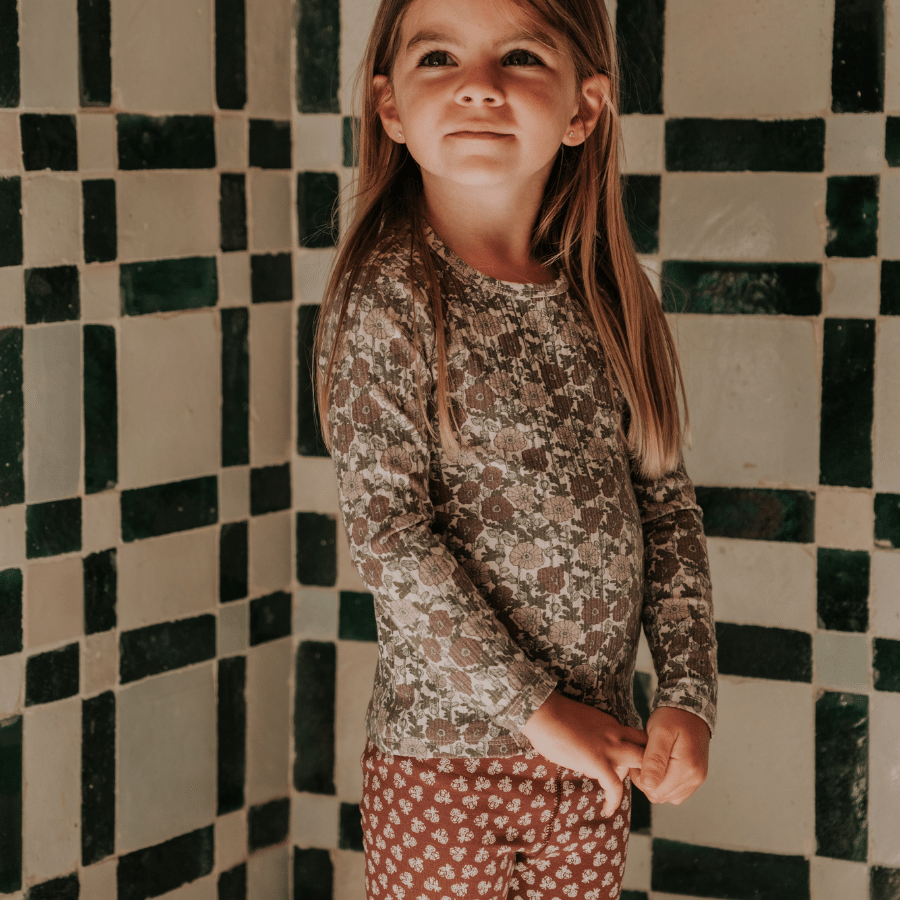 The Printed Legging -  Rustic Floral