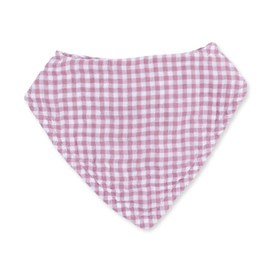 Berry Gingham - Bandana Bib