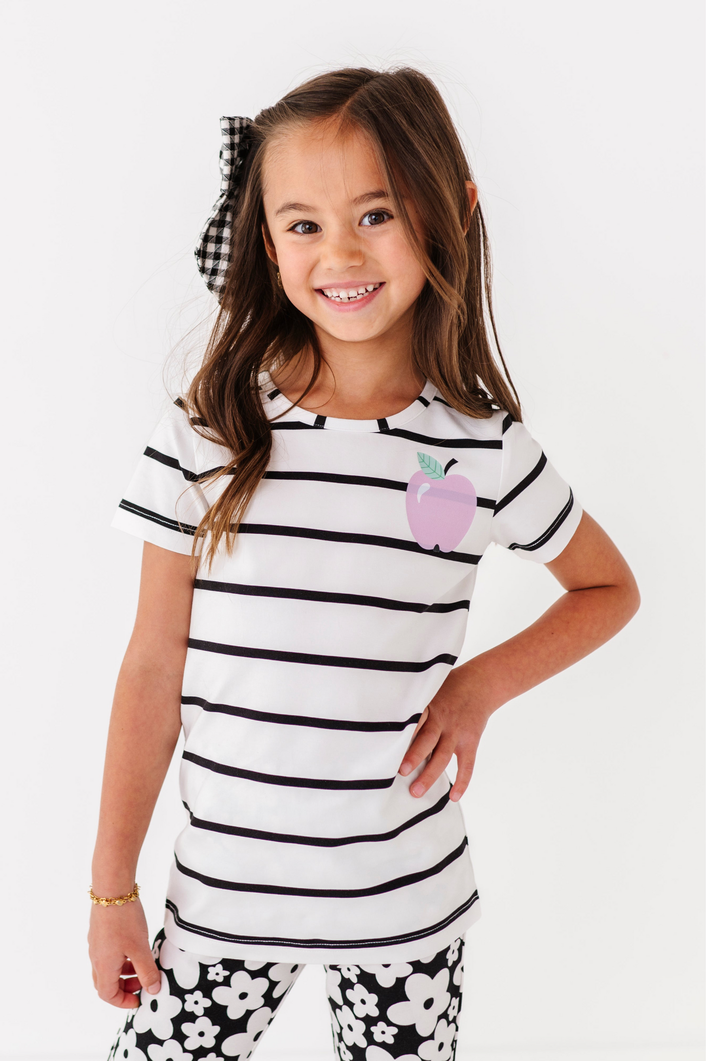 Pocket Apple Stripe Tee